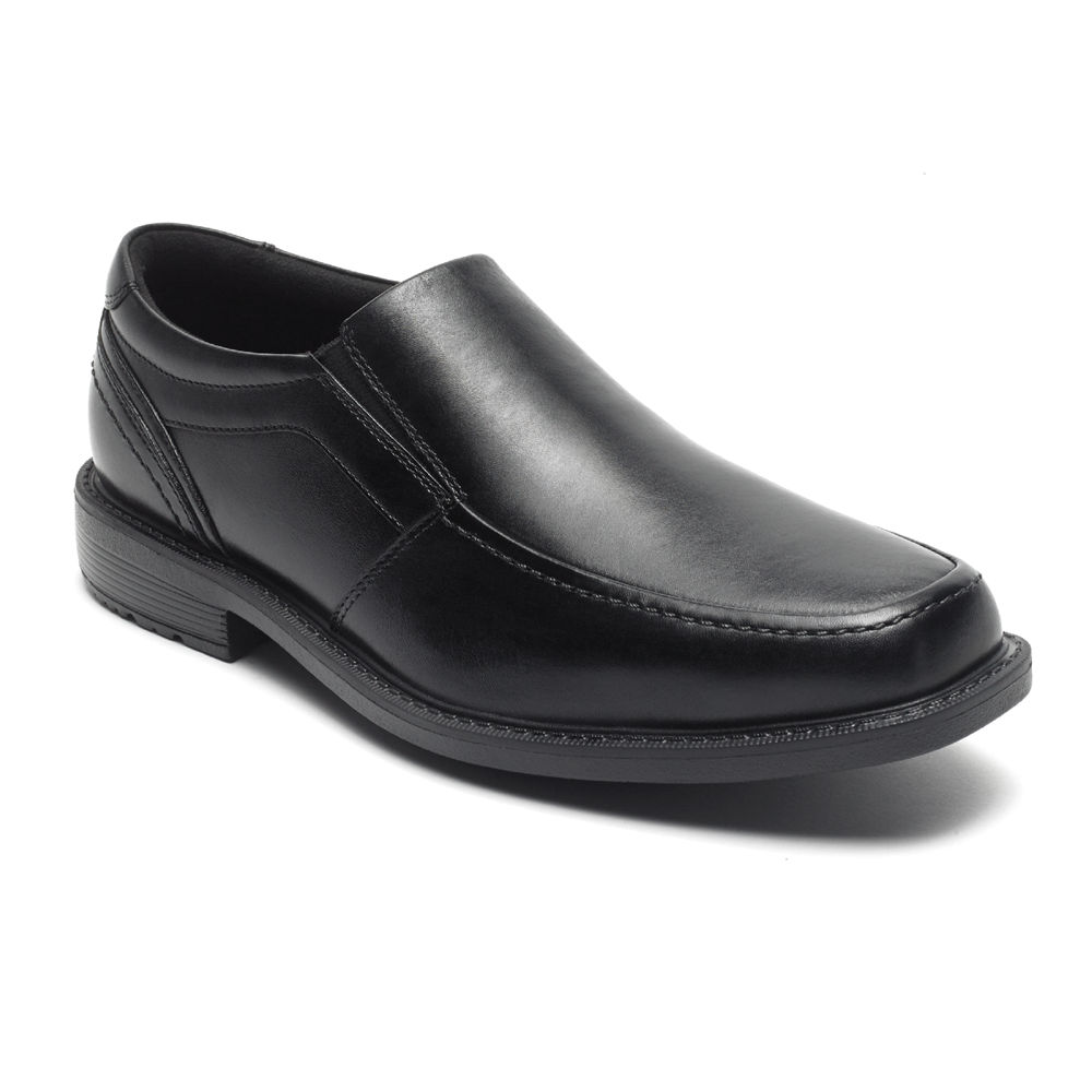 Rockport Mens Slip-On Black - Style Leader 2 Moc Toe - UK 287-RMLGWP